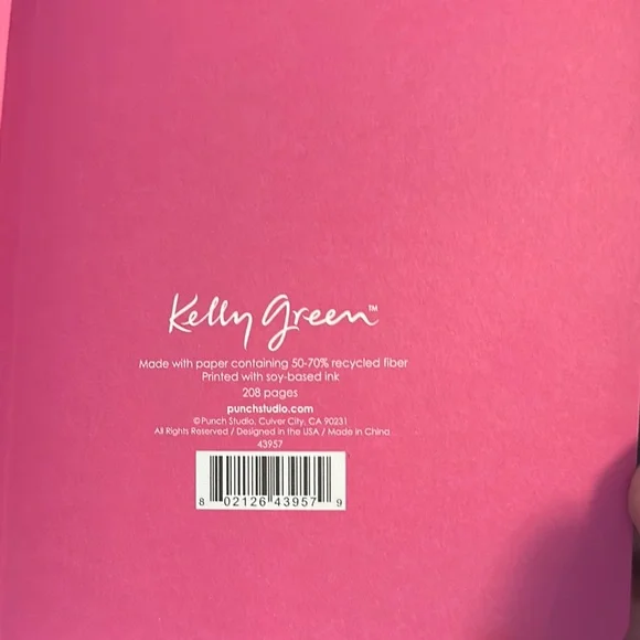 Kelly Green Lemon Fruit Notebook - Picture 5 of 8